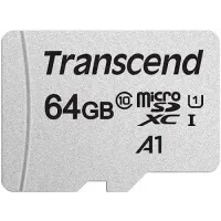 Transcend 64GB MicroSDXC/SDHC 300S Class 10 Memory Card (TS64GUSD300S)